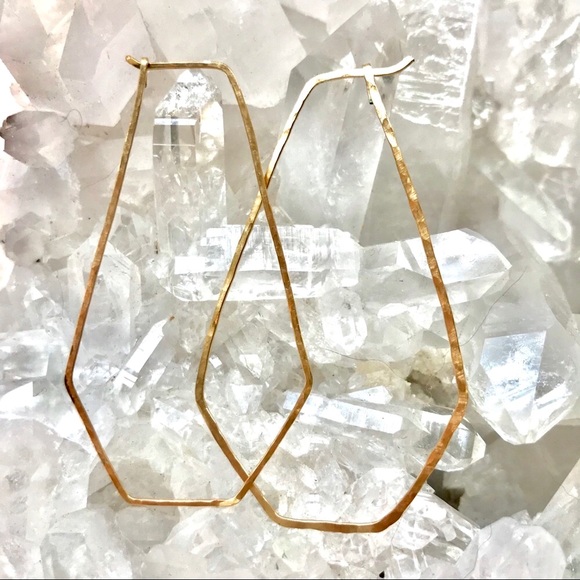 Gold Artisan-Made Earrings - Picture 2 of 5